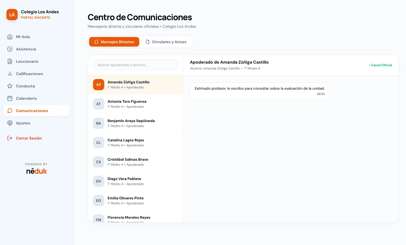 Centro de comunicaciones escolares de nēduk