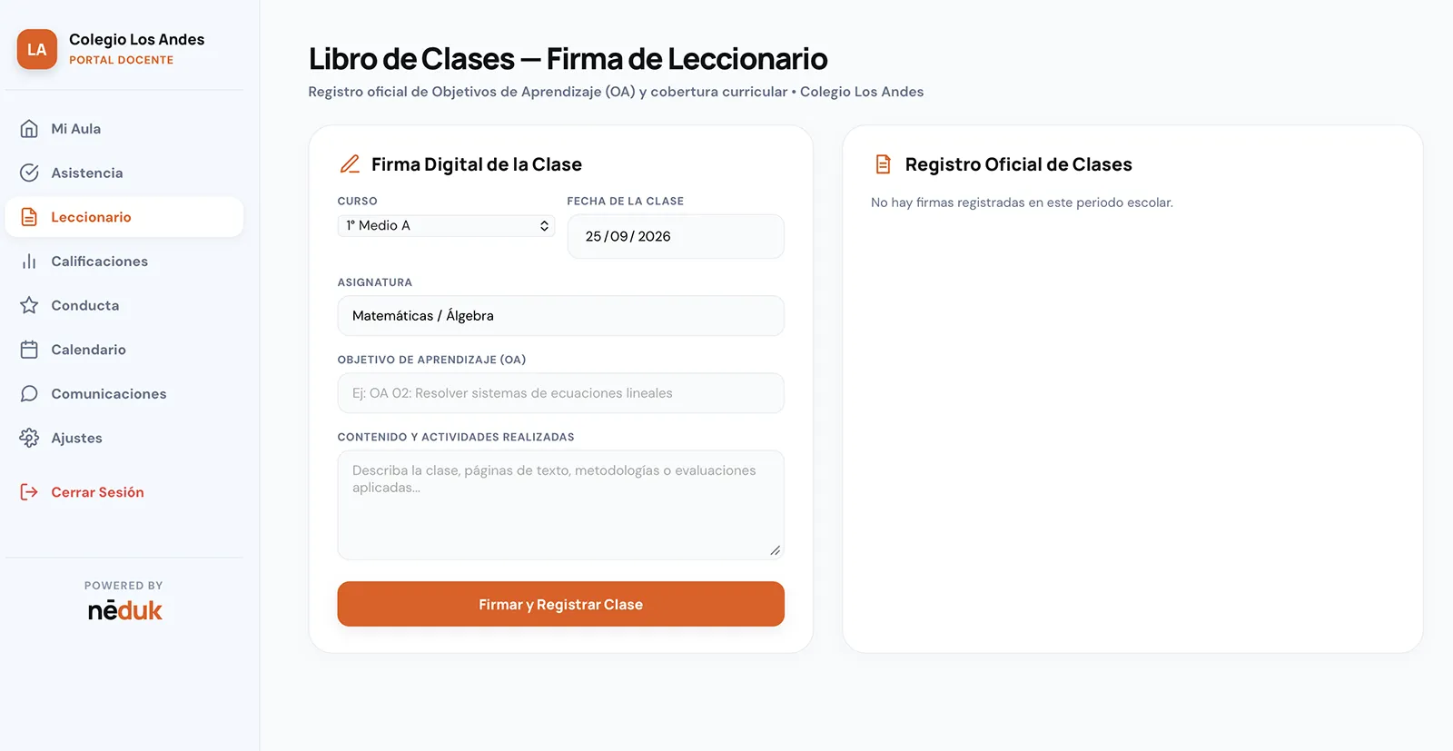 Leccionario digital de nēduk